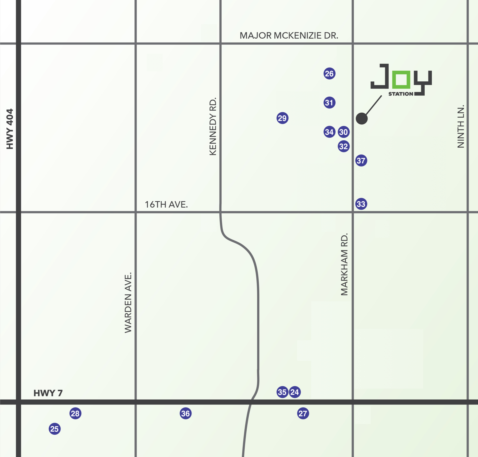 Joy Station Condos Neighbourhood MAP SHOPING Liberty Development